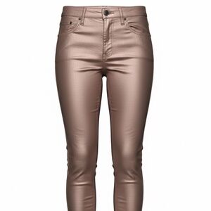 Rag and Bone Rose Metallic Denim Leggings